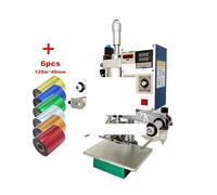 KOROBIE Macchina bronzatrice automatica for stampaggio a caldo con codifica for logo, biglietti da visita, scatole regalo, goffratura in plastica e legno per uso industriale(Foil paper)