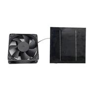 KOROBIE Ventilatore, Aspiratore, Ventilatore di scarico aria con pannello solare da 20 W e 12 V, mini ventilatore alimentato a for serra for pollai cani
