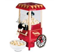Korona 41100 Macchina per popcorn I design retrò I produzione priva di olio grazie al processo ad aria calda I facile da pulire I 1200 Watt max I rosso oro