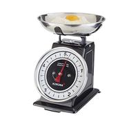 Korona 76150 Retro Bilancia da cucina Tom | capacità 5 kg, graduazione 20 g | incl. vassoio di pesatura | tara - funzione di pesatura aggiuntiva | grande scala a vista completa