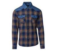 KOROSHI Camicia navy / giallo Uomo KOROSHI XL