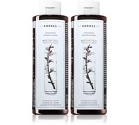 Korres Almond & Linseed shampoo per capelli secchi e danneggiati confezione conveniente