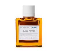 KORRES BLACK PEPPER Eau De Toilette per uomo, fragranza fresca e speziata con note agrumate e legnose, priva di ftalati, parabeni, nitromuscolosi e PCM, vegan, 50 ml