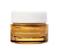 KORRES BLACK PINE PRIMUS crema notte rinnovatrice contro le rughe, per una pelle più tonica durante la notte, senza siliconi e parabeni, vegan, 40 ml