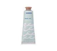KORRES COASTAL FIG Crema mani, trattamento idratante per le mani con olio di mandorle dolci, profumo naturale di fico, senza siliconi e parabeni, per mani morbide e cuticole curate, 50 ml