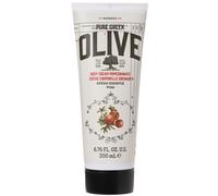 KORRES OLIVE POMEGRANATE Latte corpo idratante per una pelle morbida, con olio extravergine di oliva, al profumo di melograno, vegano, senza siliconi e parabeni, 200 ml