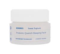 Korres Greek Yoghurt Probiotic Quench Sleeping Facial crema notte idratante e nutriente 40 ml per Donna