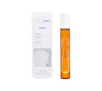KORRES LEFKO EDT per donna e uomo, profumo unisex in pratico formato da viaggio deluxe, profumo floreale e talcato, vegano, 10 ml