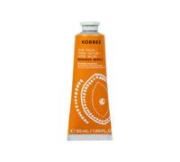 KORRES MANDARIN NEROLI Crema per le mani con olio di mandorle dolci, fresco profumo di mandarino con neroli, senza silicone e parabeni, ideale per mani asciutte, 50 ml