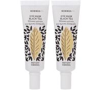 Korres Maschera Occhi Antirughe/Fermezza, Tè Nero, 8 ml (Confezione da 2)
