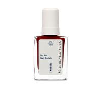 KORRES No No Nail Polish 57 Wine Red - smalto vegano 10-free con effetto gel, elevata coprenza e brillantezza, resistente alle scheggiature, 11 ml