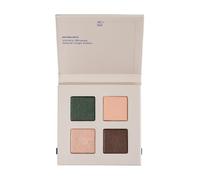KORRES Real Color Eyeshadow Palette Forest Nudes 01, palette di ombretti con 4 tonalità naturali cremose, arricchita con minerali vulcanici, vegana, 4 g