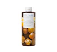 KORRES SANTORINI GRAPE Gel doccia rivitalizzante, dermatologicamente testato, con aloe vera attiva, fragranza fruttata di uva, senza siliconi e parabeni, vegano, in formato XL da 400ml