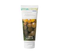 KORRES SANTORINI GRAPE latte corpo levigante con aloe vera, con una deliziosa fragranza fruttata di uva, vegano, dermatologicamente testato, senza siliconi e parabeni, 200 ml