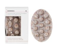 KORRES Sapone Corpo Esfoliante con Granuli di Alga Marina & Caffeina, Detersione delicata e rivitalizzante, con glicerina e olio di palma per pelle morbida e luminosa, vegana, 125 g