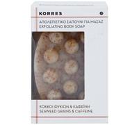 Korres Seaweed Grains & Kaffeine sapone esfoliante per la cellulite 125 g