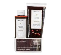 Korres Set Olio di Argan Shampoo Post-Colour 250 ml + Korres Olio di Argan Po...
