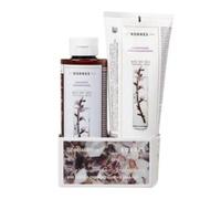 Korres Set Shampoo Mandorle e Semi di Lino Capelli Secchi Danneggiati 250 ml ...