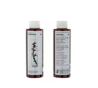 KORRES Shampoo Mandorle e Semi di Lino Capelli Secchi Danneggiati 2x250 ml