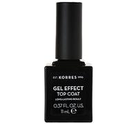 KORRES Top Coat Effetto Gel Naturale 11 ml, Vegano