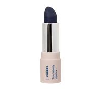 KORRES True Velvety Lipstick Aegean Blue 80, rossetto blu con colore intenso e texture cremosa, alta coprenza e finish semi-opaco, vegano, 3 g