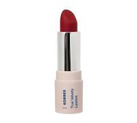 KORRES True Velvety Lipstick Vivid Red 55, rossetto rosso con colore intenso e texture cremosa, alta coprenza e finish semi-opaco, vegano, 3 g