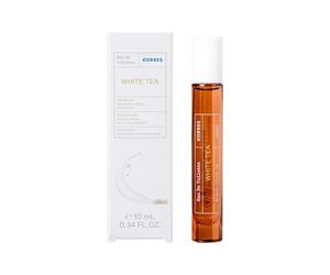 KORRES WHITE TEA Eau de Toilette da donna in formato da viaggio, profumo floreale e fresco con un delicato aroma di gelsomino, perfetto da portare con te, vegano, 10 ml