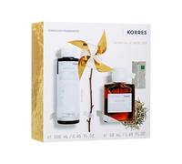 KORRES White Tea - Set di profumi da donna, in EDT da 50 ml e gel doccia da 250 ml, fragranza floreale, vegana