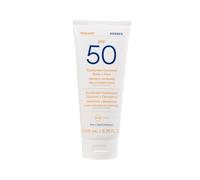 KORRES YOGHURT Emulsione solare per corpo e viso SPF50, si assorbe in un attimo, idrata a lungo, resistente all'acqua, 200 ml