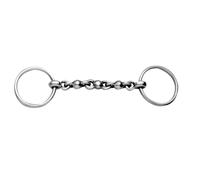 Korsteel - Filetto ad anello mobili Bradoon con cannone a palline (WB309)