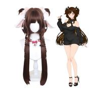 KORURACLUB Anime Cosplay Parrucca da donna con gradiente di colore Wig Characters Giocare Lolita Wigs Halloween Cosplay Puntelli di scena (accessori non inclusi) (ChocoUsagi Hime)