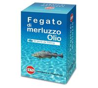 Kos Olio di Fegato di Merluzzo Integratore di EPA e DHA, 60 Perle