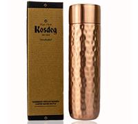 Kosdeg - Borraccia in rame martellato, 480 ml, design vintage moderno