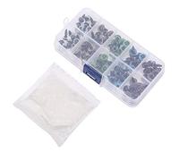 KOSDFOGE 100pcs 10mm Color Plastic Safety Eyes Teddy Bear Doll Plush Animal Toy for Craft Scrapbooking Card Making