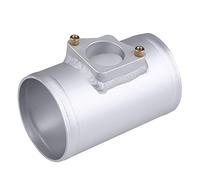 KOSDFOGE 75mm Air Flow Sensor Adapter Intake Meter Mount Base 3 6 Fuel Efficient Increase Power Aluminum Alloy Silver