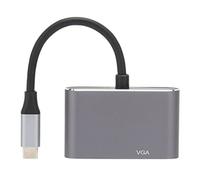 KOSDFOGE Adattatore VGa da Tipo C a Interfaccia Multimediale HD Cavo di Conversione HD 4K per Macbook Pro per Chromebook per Dell XPS13