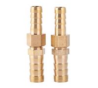 KOSDFOGE Brass Fitting Hose Barb Tail Reducer Reducing Plug Connector 8mm 8/10/12mm (8-12mm)
