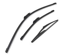 KOSDFOGE Car Windscreen Windshield Wiper Blade Set Complete Cleaning Smooth Silent Wiping Corsa D 2006-2014