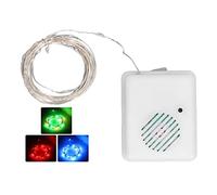 KOSDFOGE Christmas Decorative Light String Music String Light with Cheerful Music for Indoor Outdoor Christmas Tree Parties (Luce colorata)