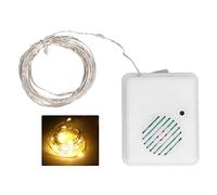 KOSDFOGE Christmas Decorative Light String Music String Light with Cheerful Music for Indoor Outdoor Christmas Tree Parties (Luce calda)