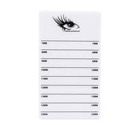 KOSDFOGE Eyelash Extension Acrylic Board Planting Makeup Tool Stand for False Lashes Grafting 7-15mm