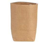 KOSDFOGE Multi Functional Washable Brown Paper Storage Bag with Large Capacity for Home Organization (M)