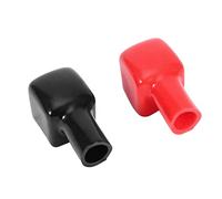 KOSDFOGE Plastic Battery Terminal Caps Insulating Covers Red Black Protect Cable End Universal Top Post Protective Cover Car Positive