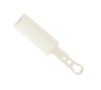KOSDFOGE Professional Styling Cutting Barber Comb for Salon Hair Stylist Smooth Non-slip Hollow Design [Professional Personal] ABS (Bianco)