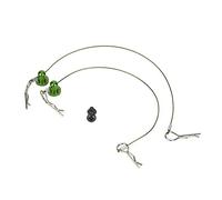 KOSDFOGE RC Car Body Shell Clip Durable Wire Pin Retainer for 1/10 RC Car Red Green Silver Black 2Pcs Anti Lost Tight Fitting Easy Install Remove Ideal Accessory Parts (Green)