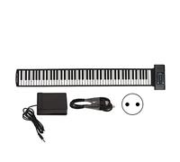 KOSDFOGE Roll Up Piano 88 Tasti Bluetooth Funzione MIDI Piano Roll Up Elettrico Portatile Sensibile Al Tocco per Principianti 100-240 V(Norma Europea)