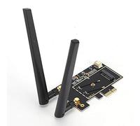 KOSDFOGE Scheda Wireless M.2 NGFF a Adattatore WLan WIFI Desktop PCI-E 1X, Convertitore Scheda di Rete Adattatore Wireless Scheda Wi-Fi Per Windows 11 10 8.1 8 7, XP E Windows Server