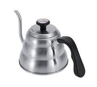 KOSDFOGE Stainless Steel Coffee Tea Pot Pouring Drip Kettle with Gooseneck Thermometer for Brewing (KOSDFOGEMhy-01)