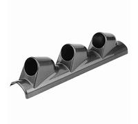 KOSDFOGE Universal Heavy Duty Racing Sport Meter Gauge Pillar Mount Pod Holder Bracket Holder Applicable Auto Truck Boat (3 Hole)