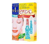 Kose Clear Turn - Maschera sbiancante vitamina C, 5 pezzi
